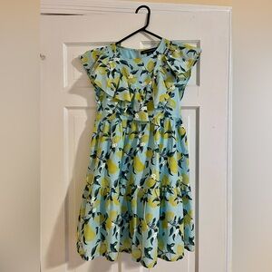 French Connection Kids Dress with Lemon Print